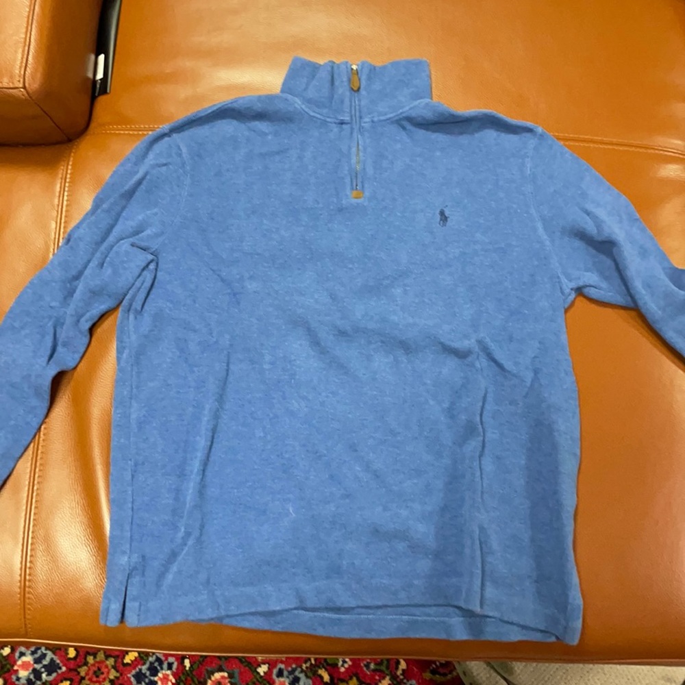 Polo quarter-zip sweater